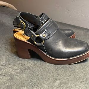 Size 9 Born shoes. Worm a total of 3 times and in excellent condition.